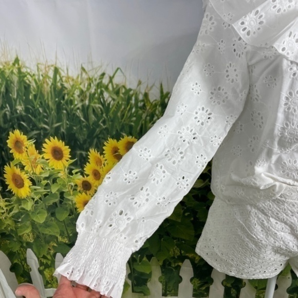 SENLIS White Diamond Eyelet Emile Outfit Small - Picture 9 of 16